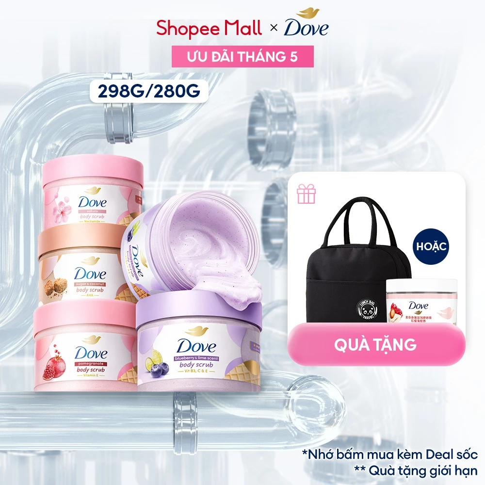 [CHÍNH HÃNG ĐỘC QUYỀN] Smoothie Tẩy Tế Bào Chết Body Dove Chăm Da Sáng Mịn...