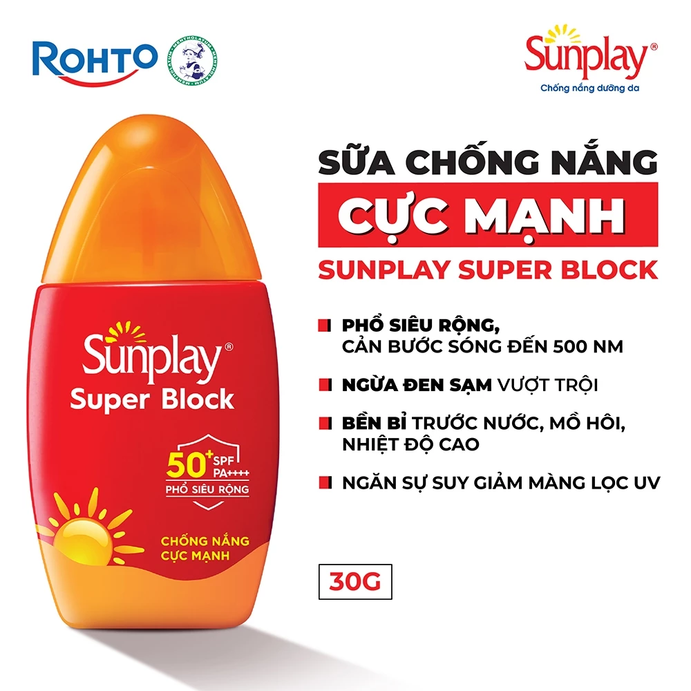 Kem chống nắng Sunplay cực mạnh, ngừa đen sạm da hiệu quả dạng sữa Sunplay...