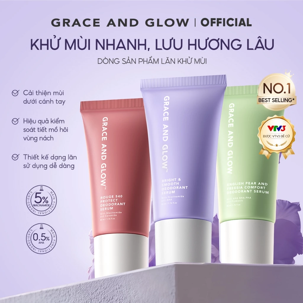 Lăn khử mùi Grace and Glow Black Opium Smooth Deodorant Serum Lăn Nách...