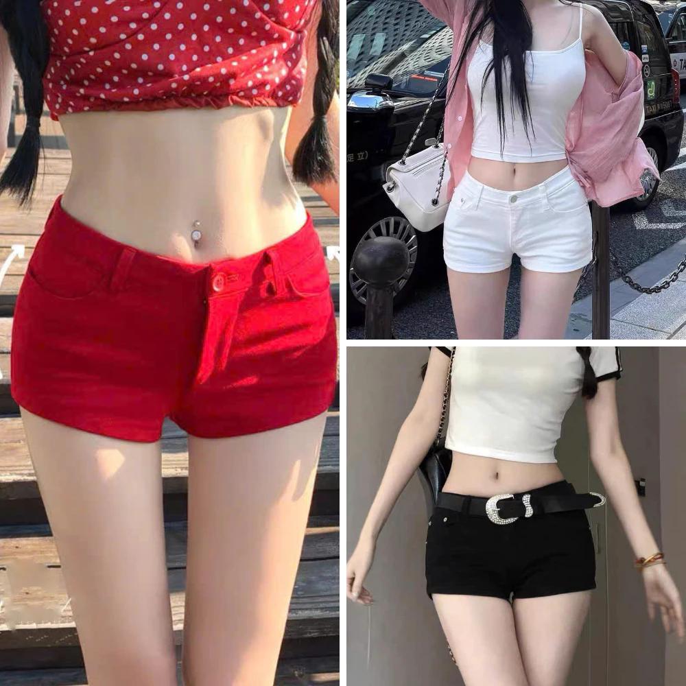 Quần short jean nữ cạp trễ, quần short jean nữ siêu ngắn, quần short phong cách...