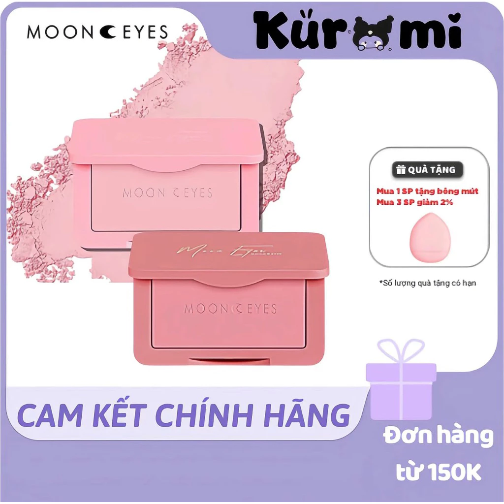61 Má Moon Eyes Phấn Má Hồng MOONEYES BLUSH Dạng Bột má hồng mooneyes Color...