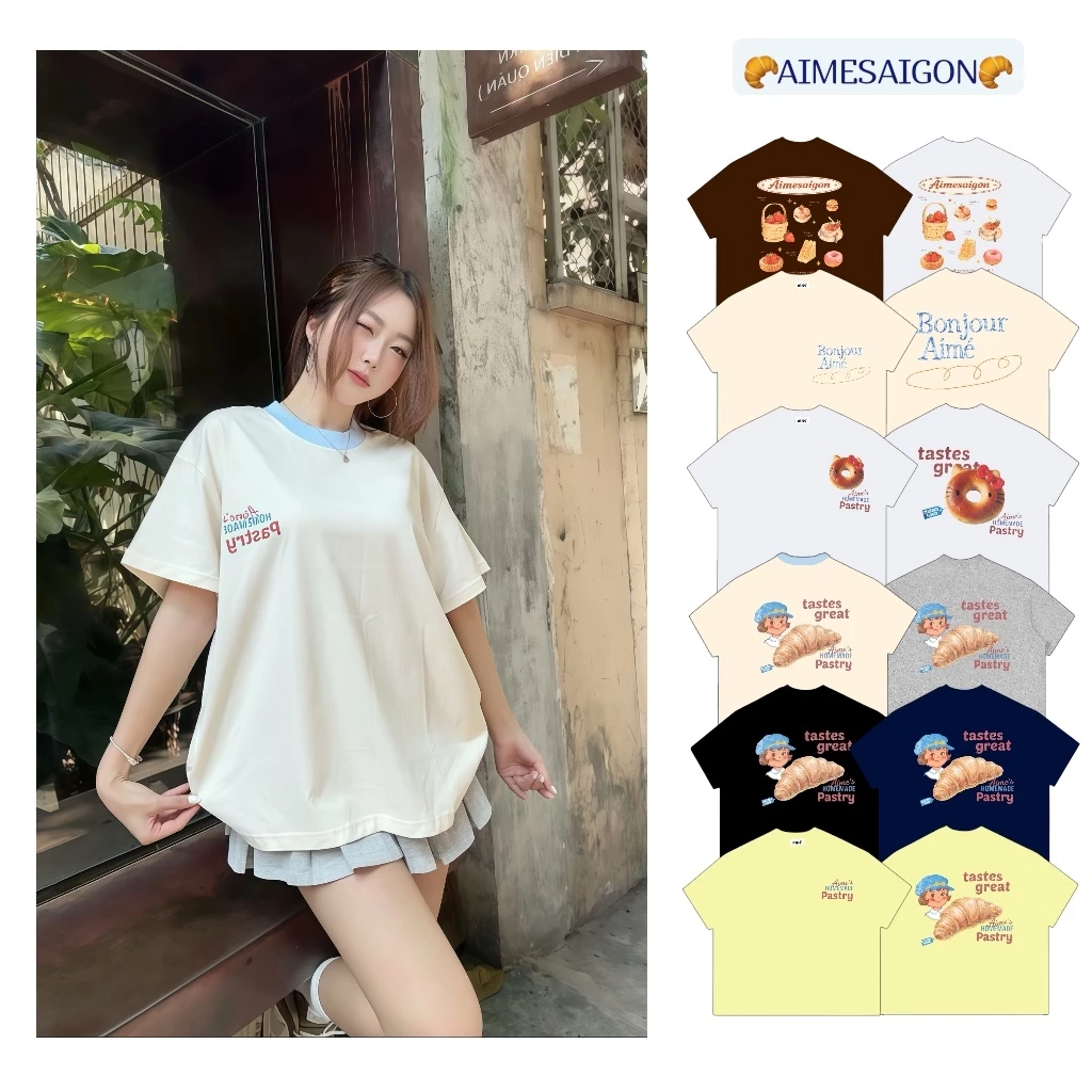 A3 Aimesaigon Áo Thun Big Boxy Local Brand Form Rộng Tay Ngắn Cotton 250gsm...